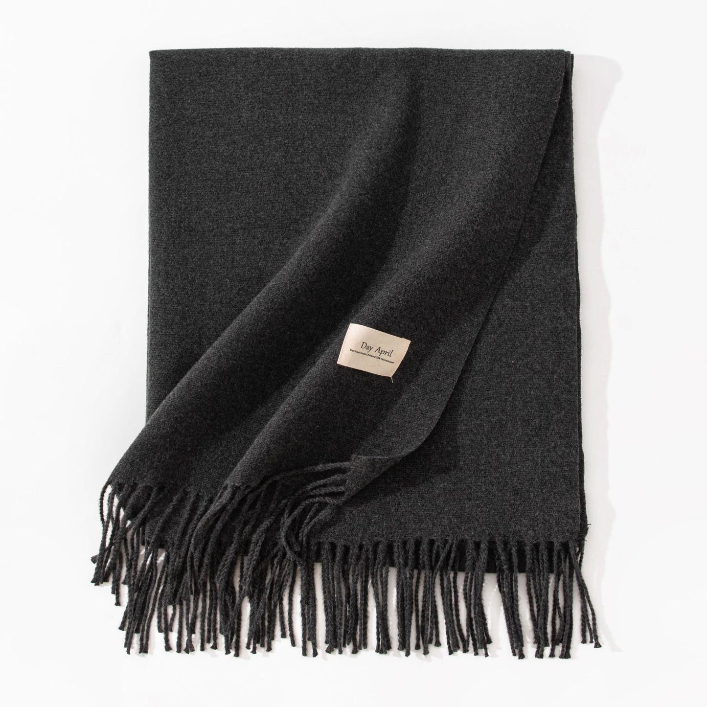 Pure Colour Cashmere Scarf