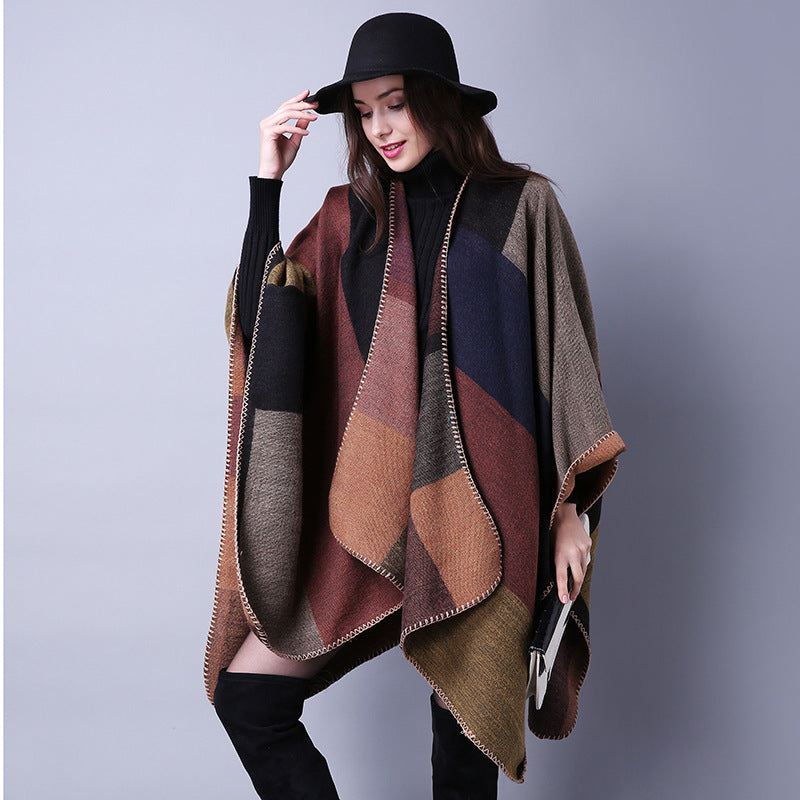 Jewel-Tone Floral Wrap
