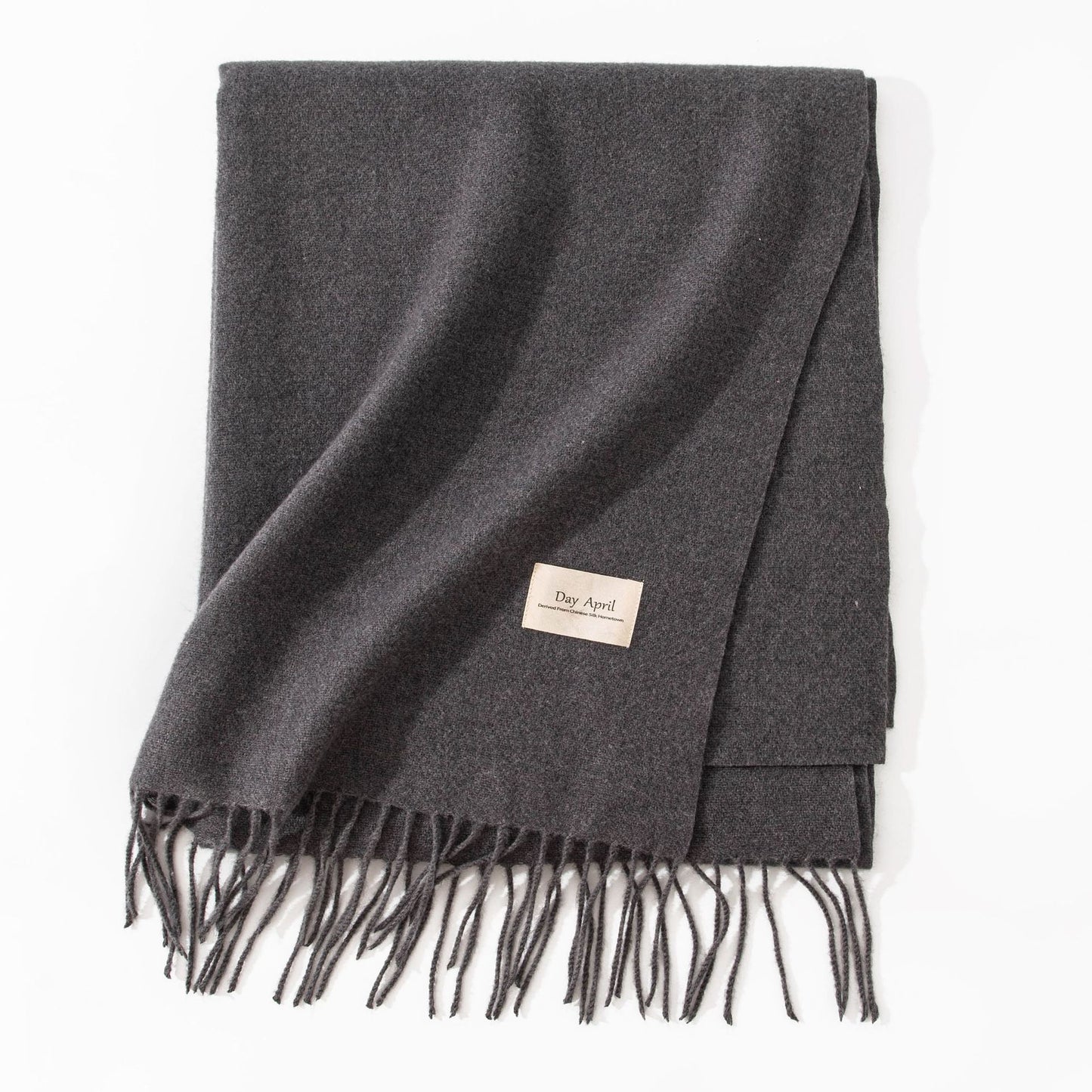Pure Colour Cashmere Scarf