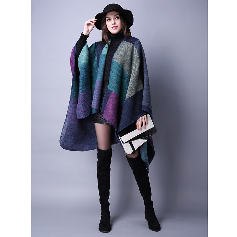 Jewel-Tone Floral Wrap