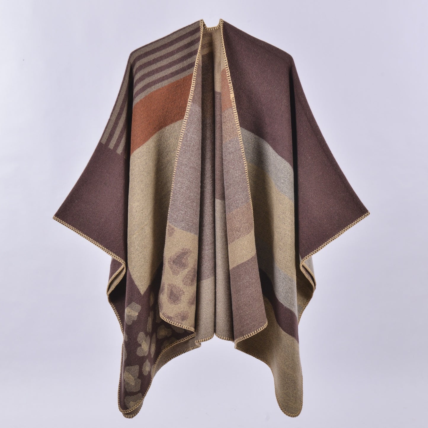 Jewel-Tone Floral Wrap