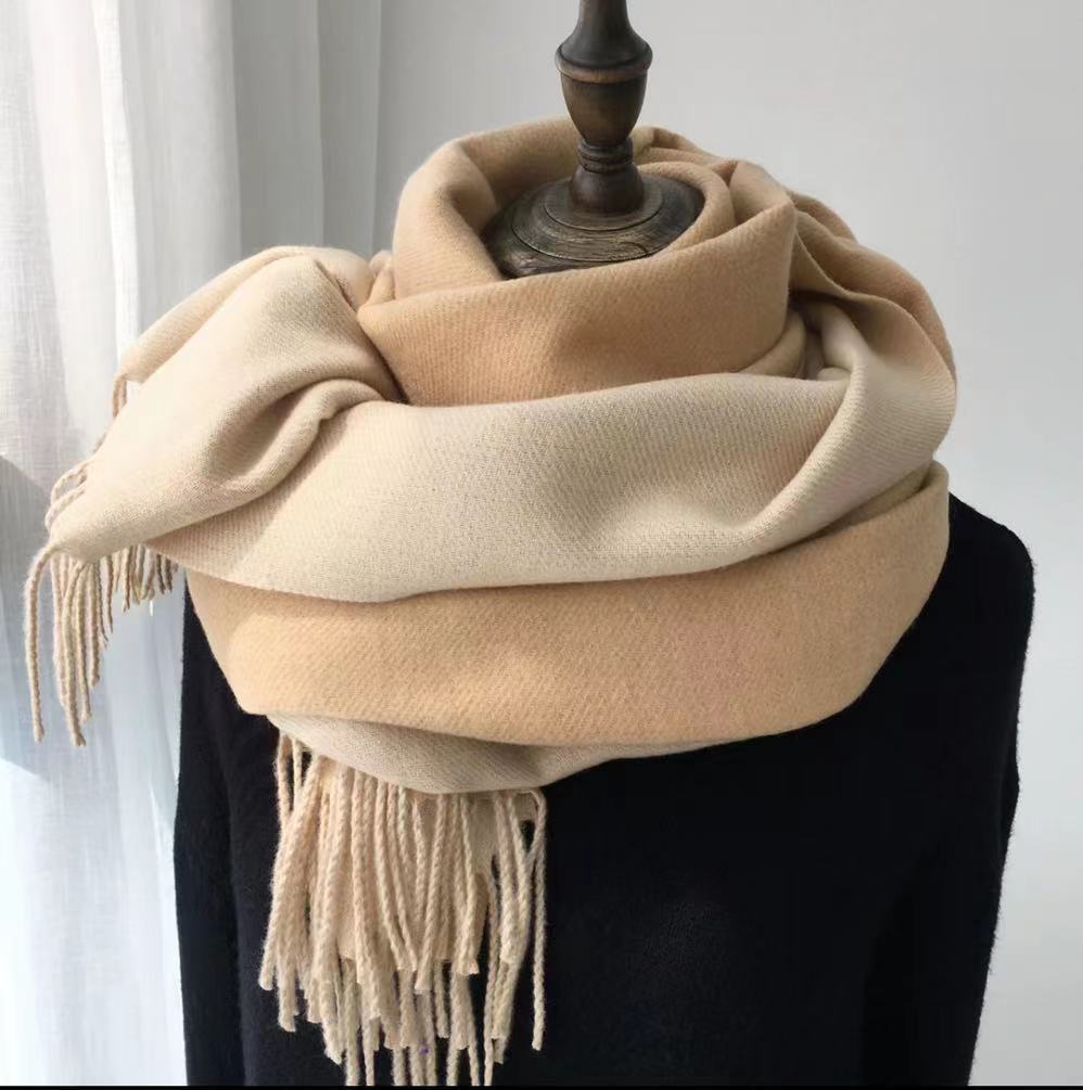 Autumn Two-Tone Scarf
