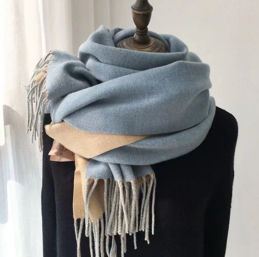Autumn Two-Tone Scarf