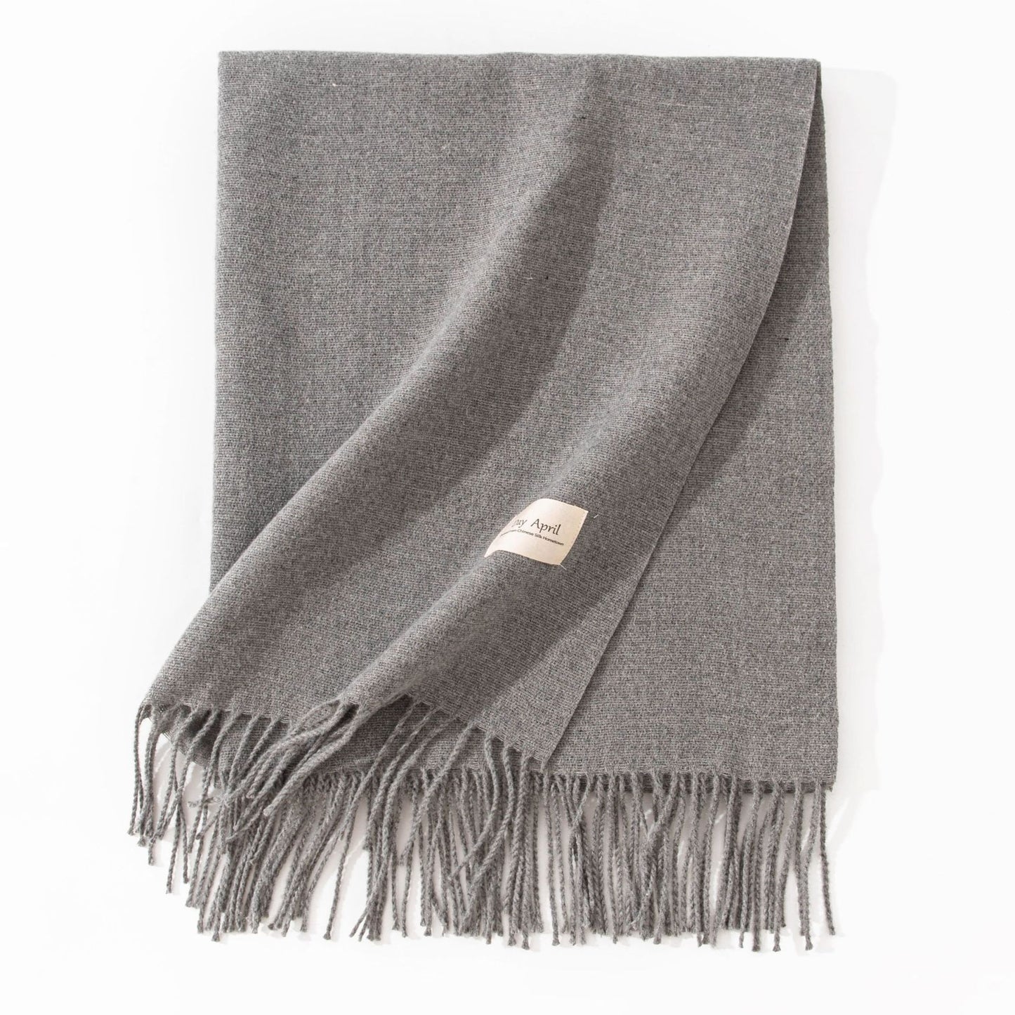 Pure Colour Cashmere Scarf