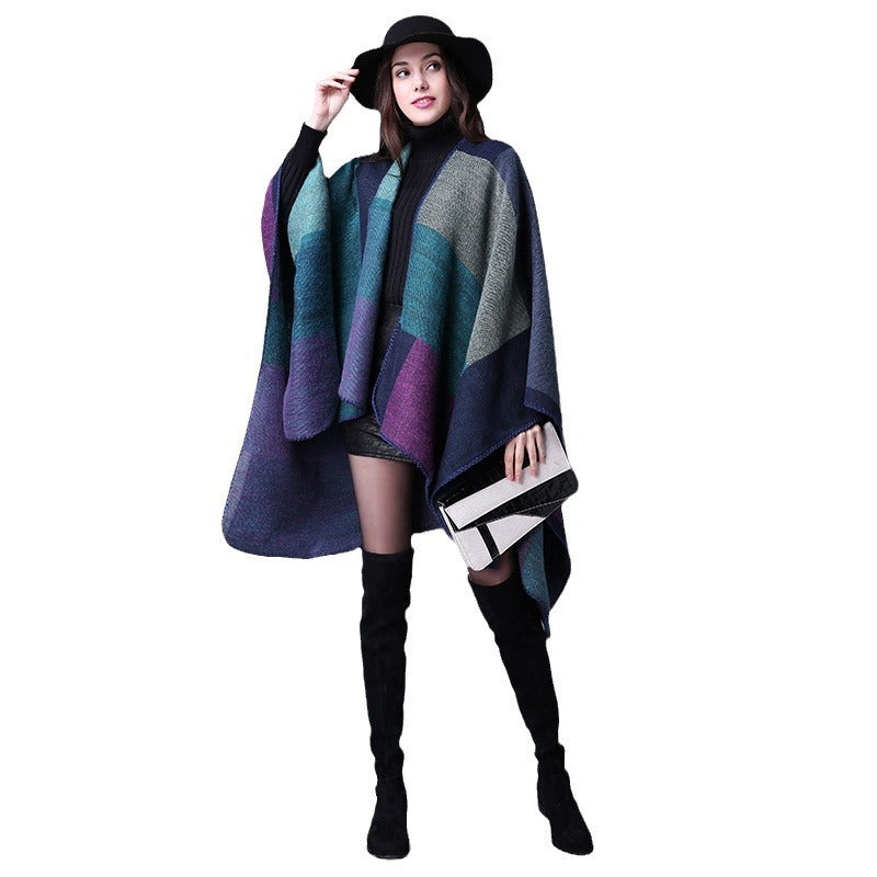 Jewel-Tone Floral Wrap