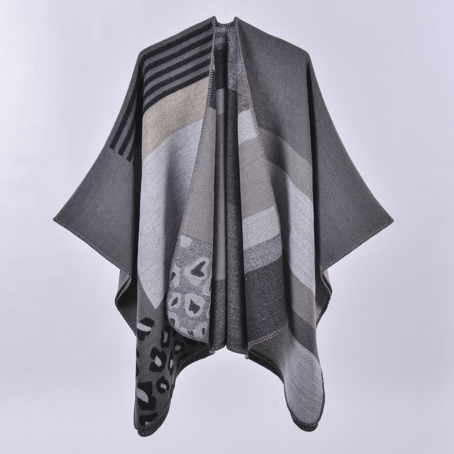 Jewel-Tone Floral Wrap