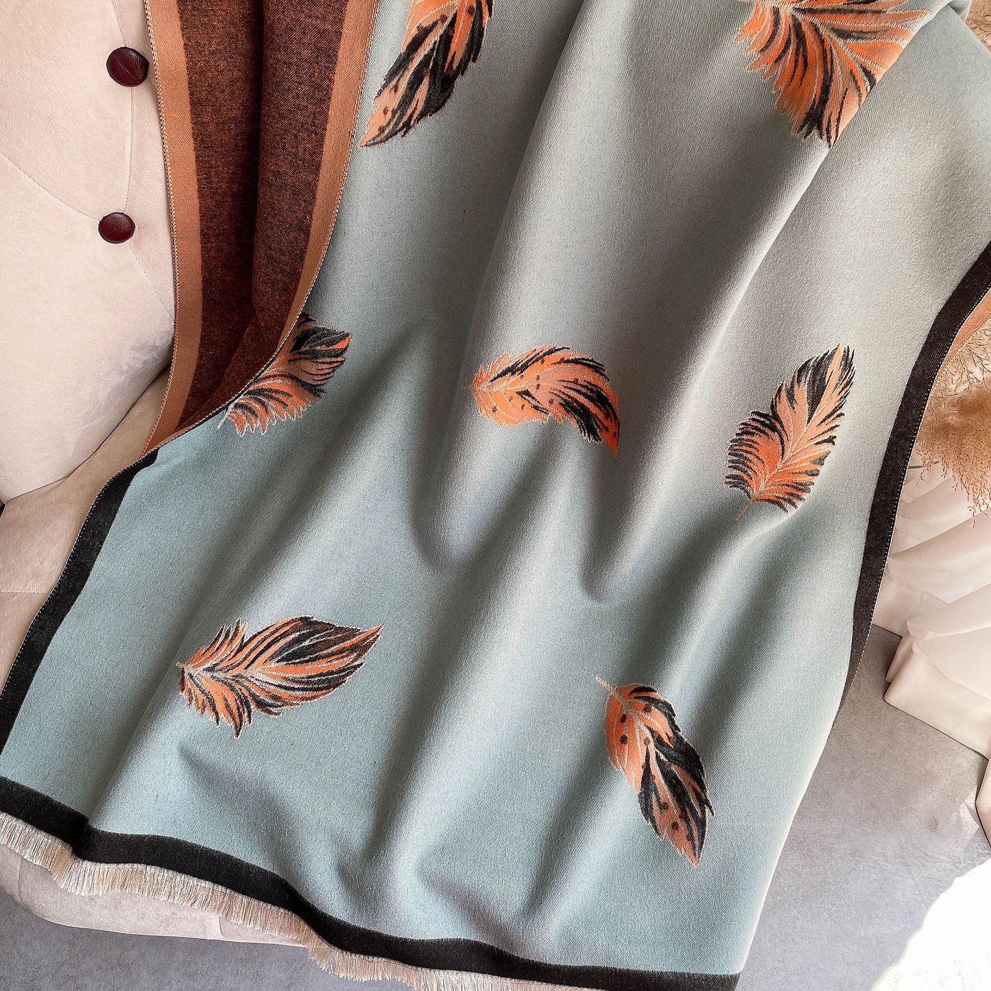 Tassel Warm Shawl Scarf