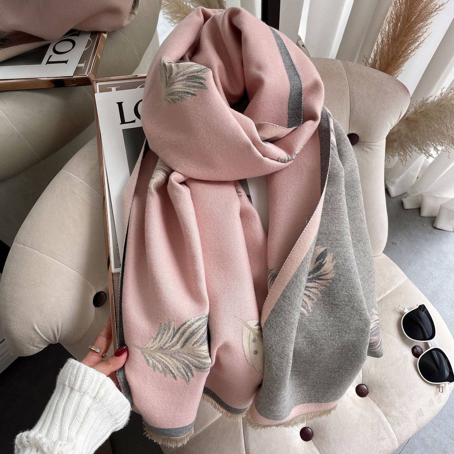 Tassel Warm Shawl Scarf