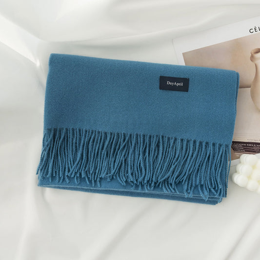 Pure Colour Cashmere Scarf