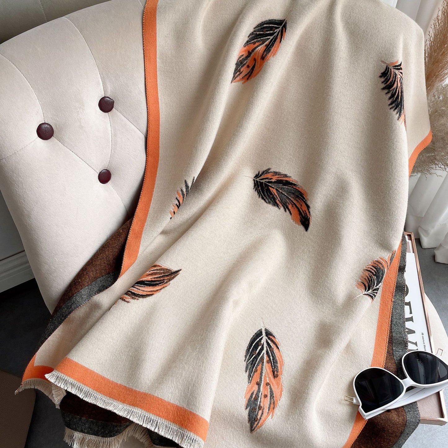 Tassel Warm Shawl Scarf